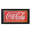 Licensed Coca Cola Framed Flashing LED Marquee Wall Sign (19"x10")